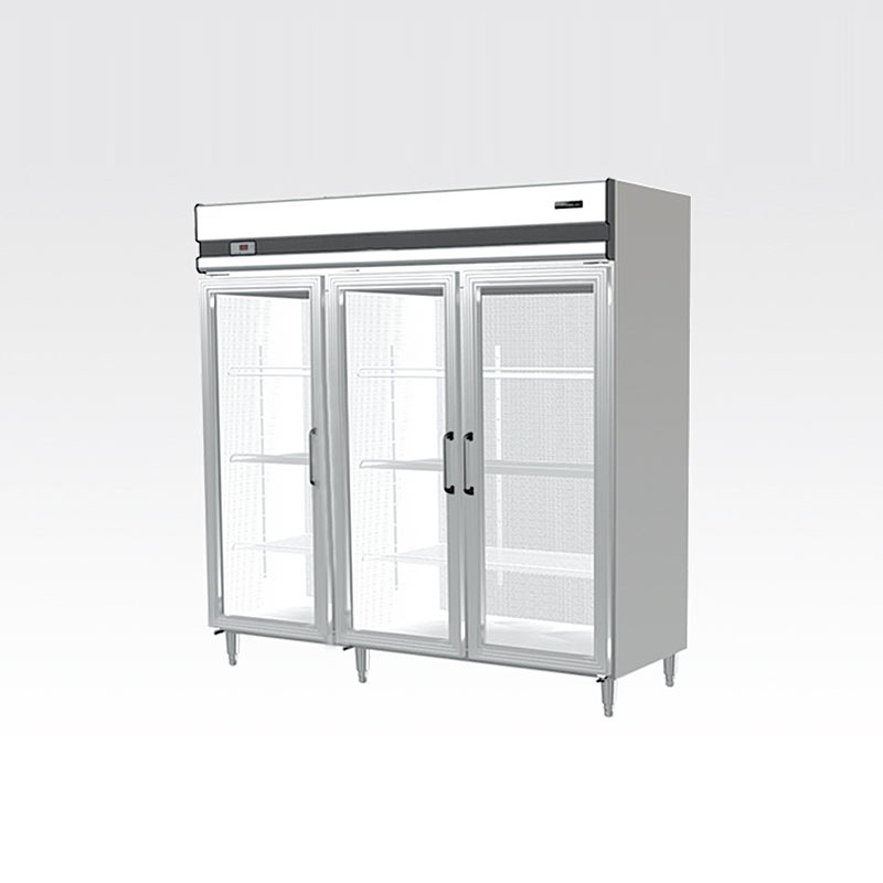 三玻璃门展示柜